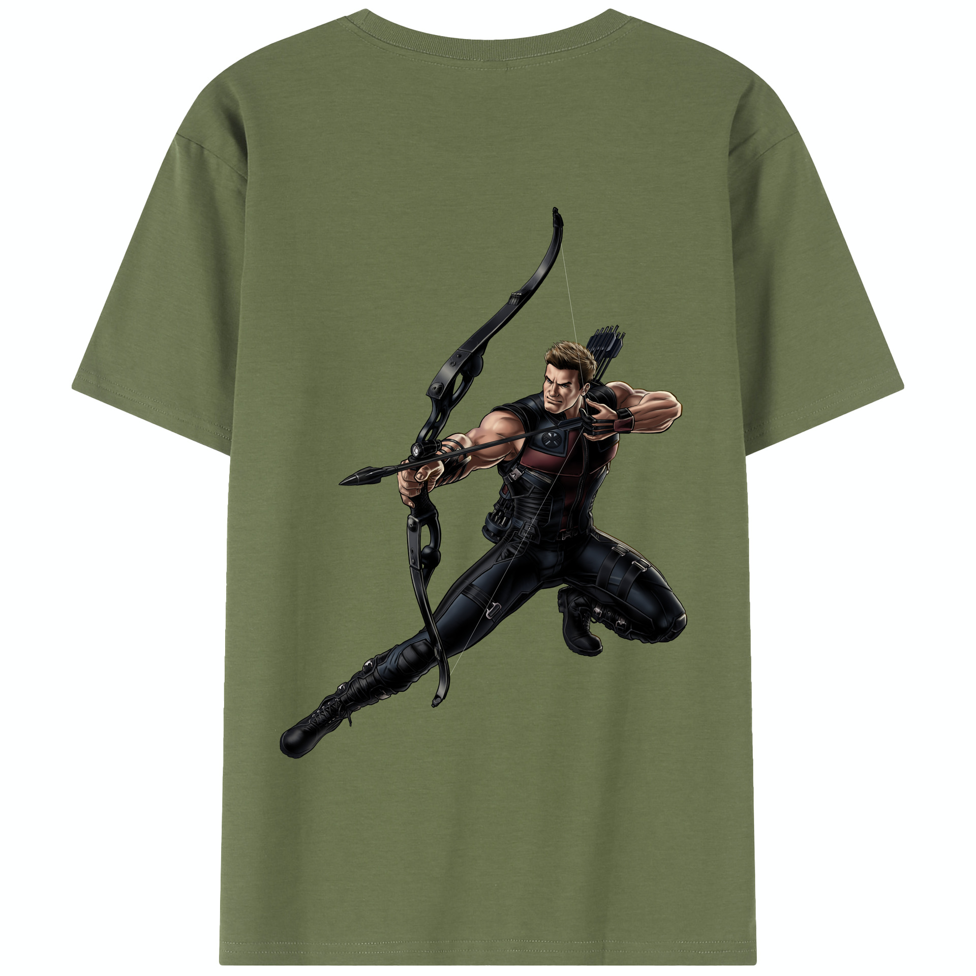 （画像用） アベンジャーズ The Avengers 綿100％半袖Tシャツ（背面プリント）